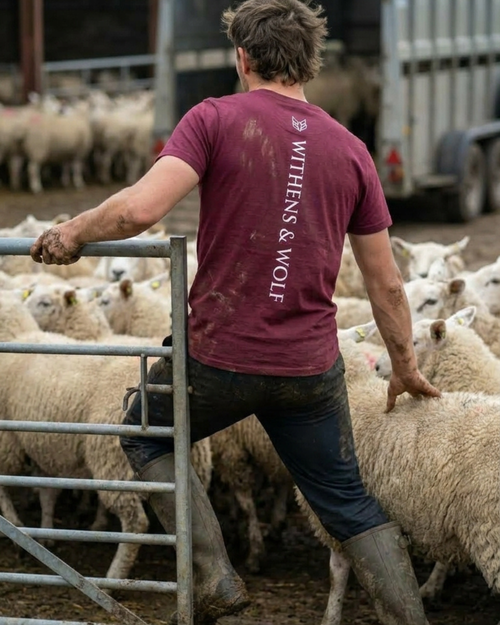 Premium organic rural wear T-Shirt | Withens & Wolf