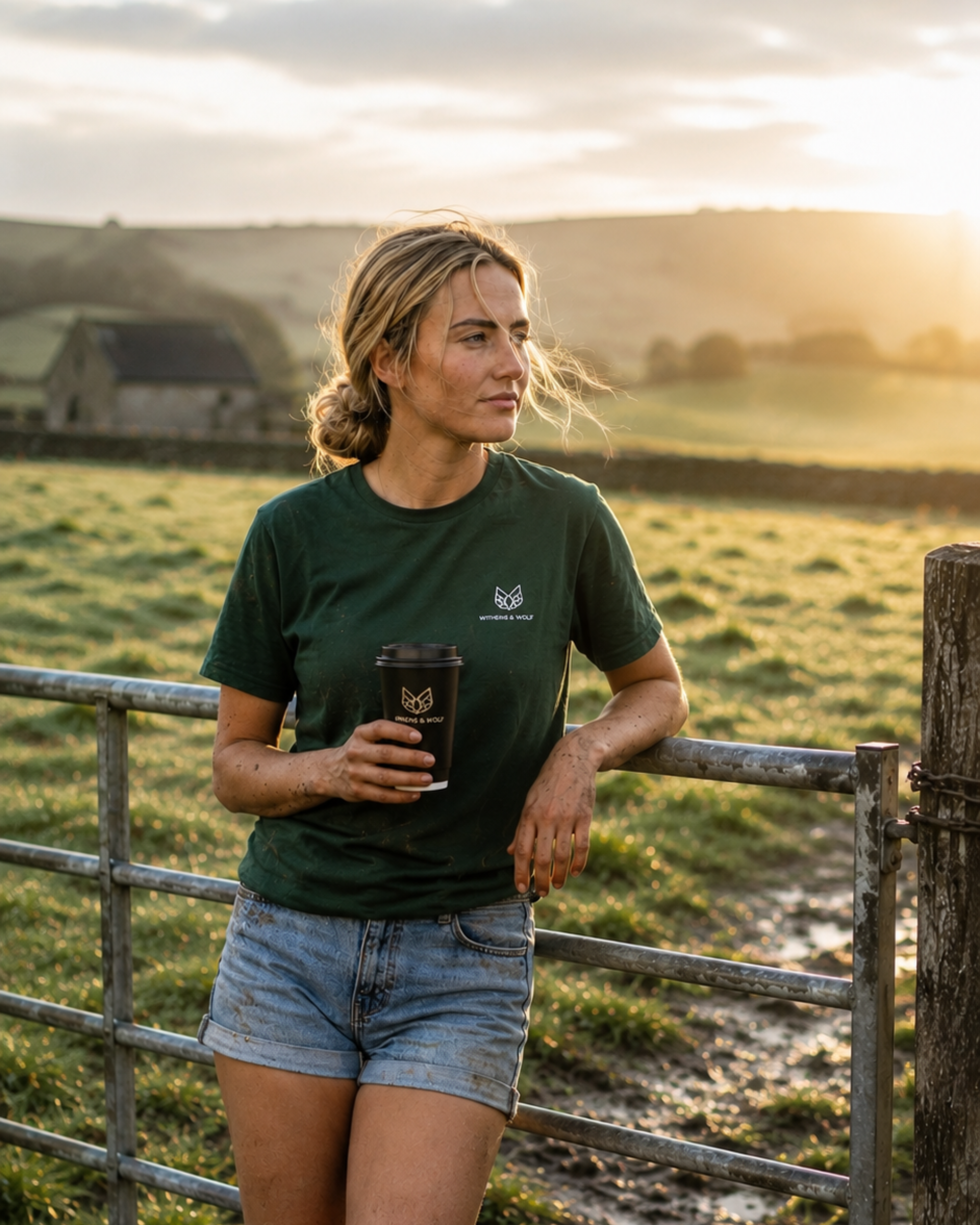 Premium organic rural wear T-Shirt | Withens & Wolf