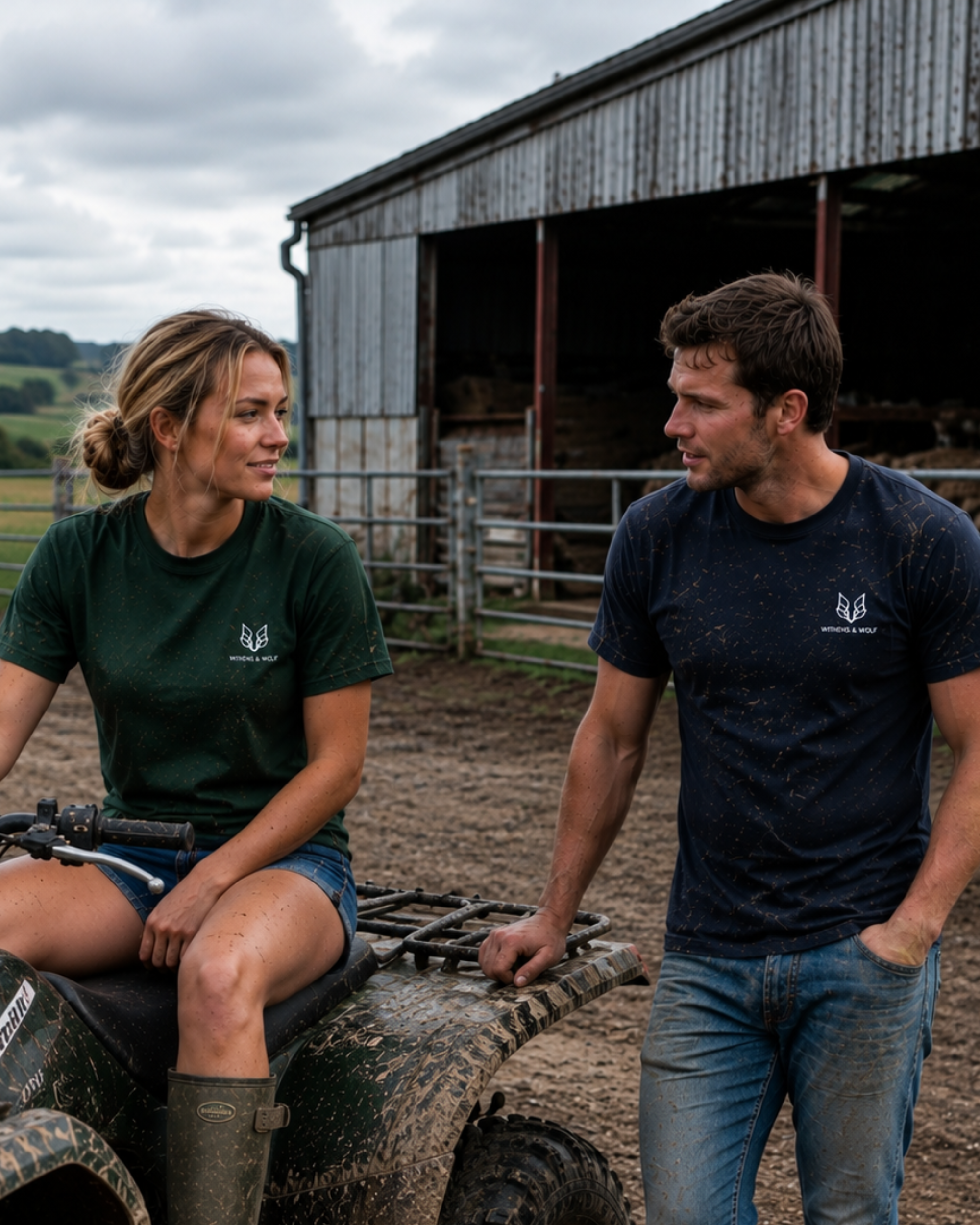 Premium organic rural wear T-Shirt | Withens & Wolf